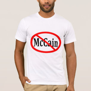 Red Slash Through McCain Shirt