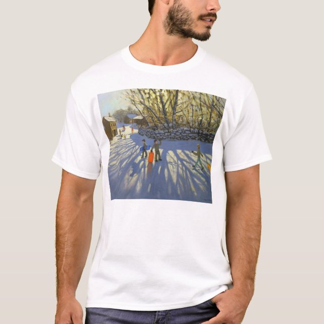 Red sledge Monyash Derbyshire T-Shirt (Front)