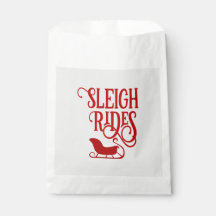 Red Sleigh Rides Holiday