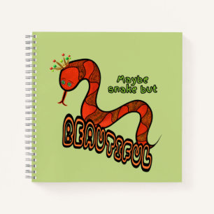 Red snake notebook