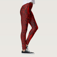 Red Snake Skin Print New