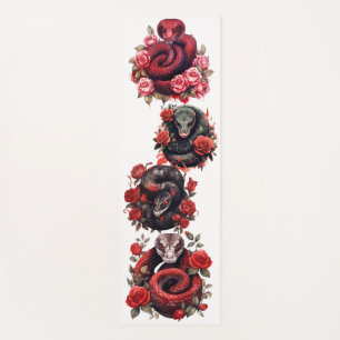 Red Snake Yoga Mat