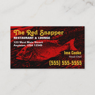 Red Snapper Business Card