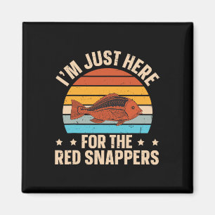 Red Snapper Deep Sea Fishing Design For A Red Snap Magnet