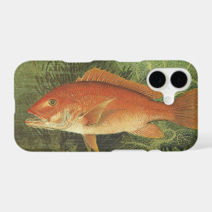 Red Snapper Fish in the Ocean, Vintage Marine Life