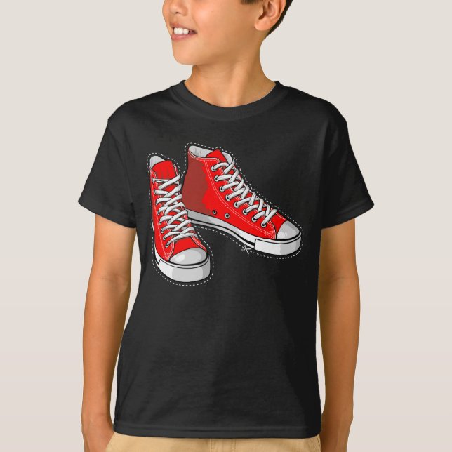 Red sneakers (Front)