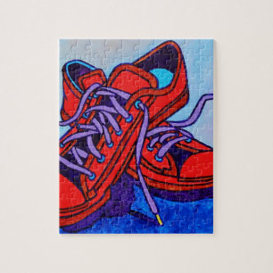 Red Sneakers Two Jigsaw Puzzle