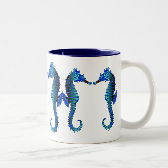 Red Snout Seahorses Mug (Right)