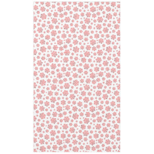 Red Snowflake Pattern Tablecloth