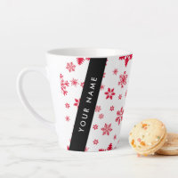 Red Snowflakes, Your name, Personalise