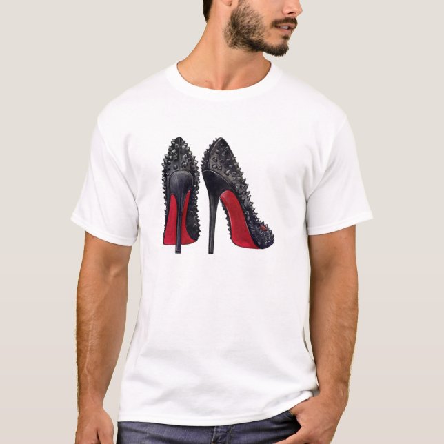 Red Sole Heels - DesignerFashionTrendyHipster Meme T-Shirt (Front)