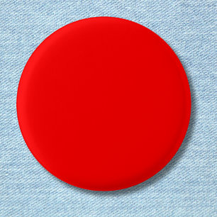 Red Solid Colour Classic Elegant Trendy 3 Cm Round Badge