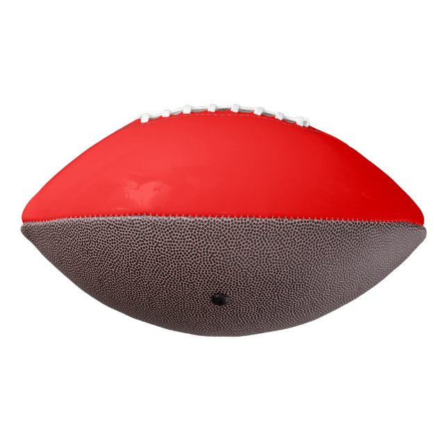 Red Solid Colour | Classic | Elegant | Trendy  American Football (Rotated 270)