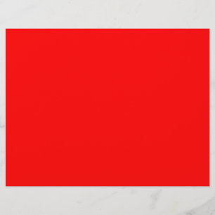 Red Solid Colour   Classic   Elegant   Trendy  Flyer