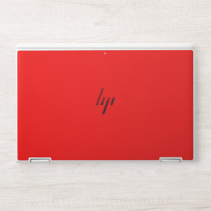 Red Solid Colour   Classic   Elegant   Trendy  HP Laptop Skin