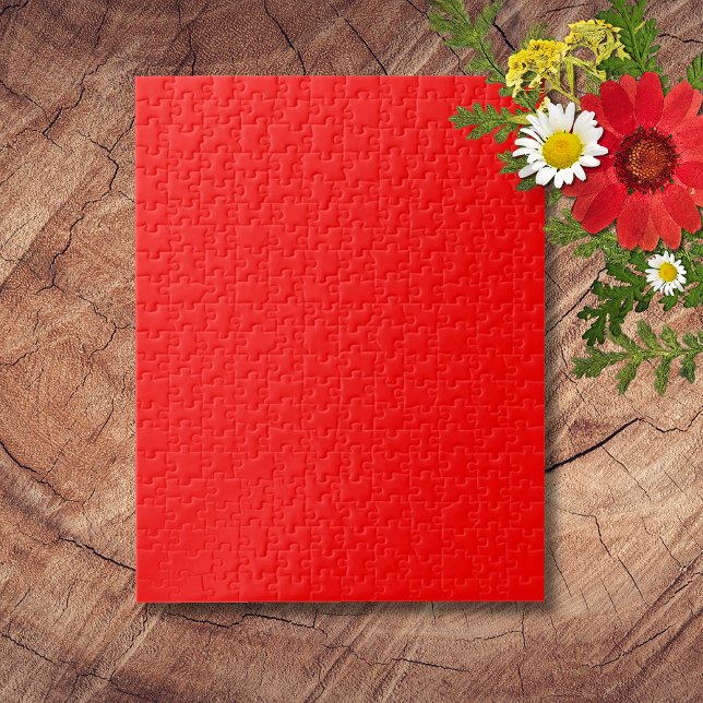 Red Solid Colour | Classic | Elegant | Trendy  Jigsaw Puzzle (Creator Uploaded)