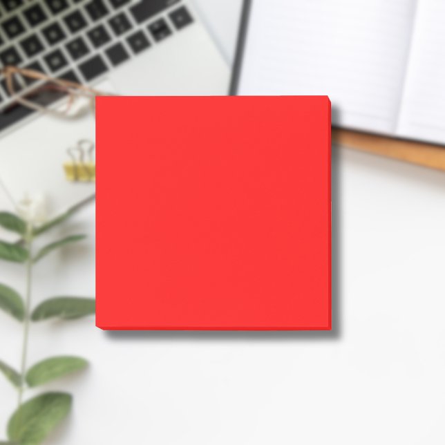 Red Solid Colour | Classic | Elegant | Trendy  Post-it Notes (Creator Uploaded)