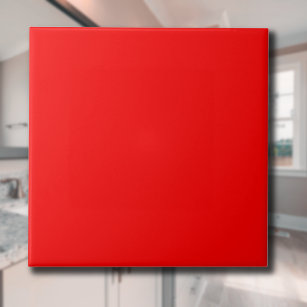 Red Solid Colour   Classic   Elegant   Trendy  Tile