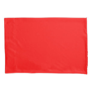 Red Solid Colour Pillowcase