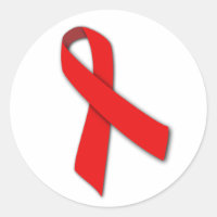 Red Solidarity Ribbon of People Living with AIDS