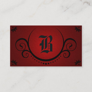 red sophistications business card