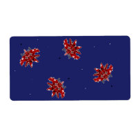 red spaceships in space