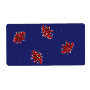 red spaceships in space