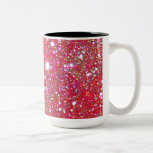 Red Sparkle 2 Toned Mug