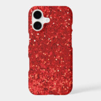 Red sparkling glitter pattern