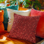Red sparkling glitter pattern cushion<br><div class="desc">Experience the beauty of our vibrant red glitter texture pattern,  perfect for adding a touch of elegance to your Christmas home accent.</div>