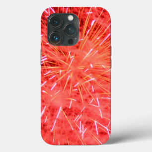 Red Sparks & Fireworks Cell Phone Cover-Customise iPhone 13 Pro Case