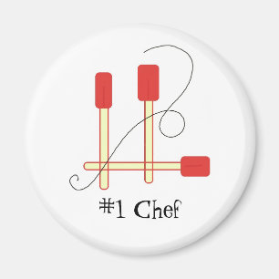 Red Spatulas Magnet