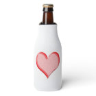 Red Speckled Valentine Heart Shape