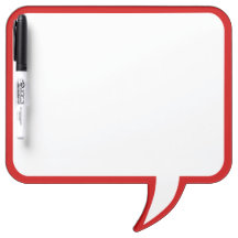 Red Speech Bubble Wall Decor Customise This