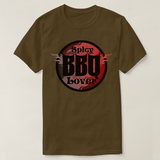 Red Spicy BBQ T-Shirt (Design Front)