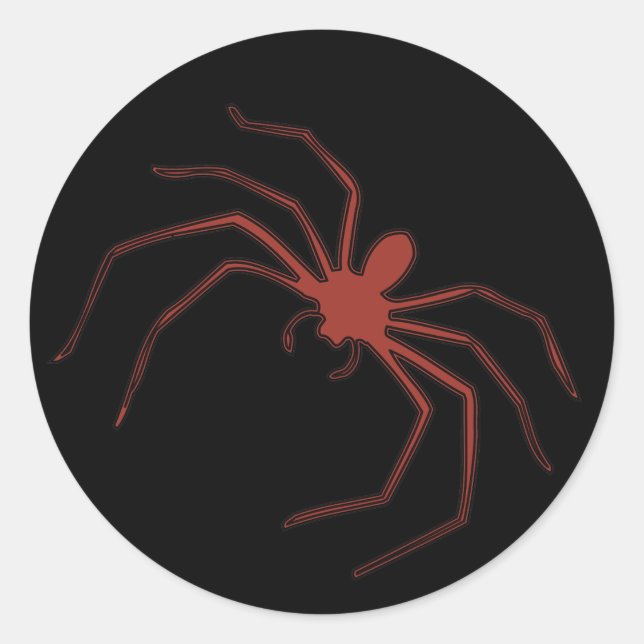 Red Spider Classic Round Sticker (Front)