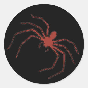 Red Spider Classic Round Sticker