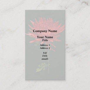 Red Spider Mum Business Card