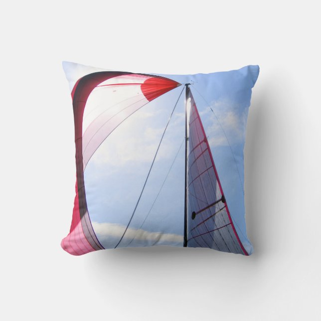 Red Spinnaker With Sun Cushion (Front)