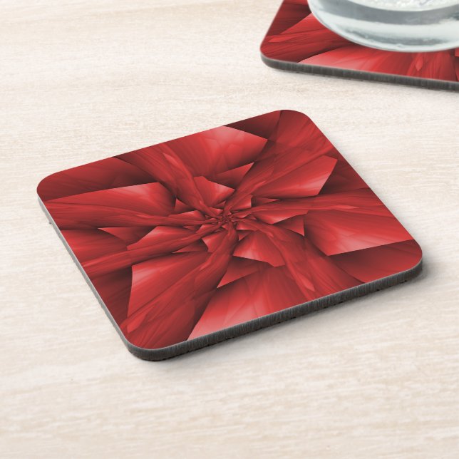 Red Spiral Arms Coasters (Left Side)