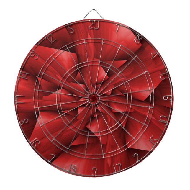 Red Spiral Arms Dartboard (Front)