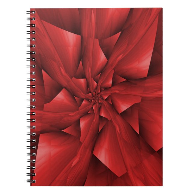 Red Spiral Arms Notebook (Front)
