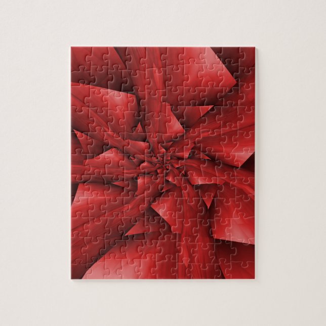 Red Spiral Arms Puzzle (Vertical)