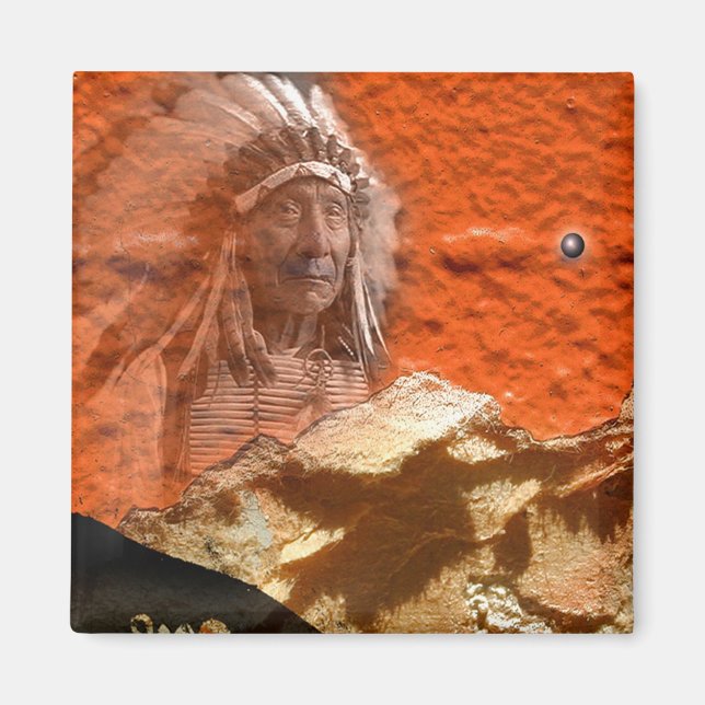 red spirit by gregory gallo magnet (Front)