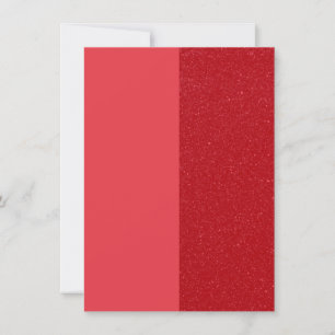 Red Split-Panel Glitter Thank-You Card – Customise