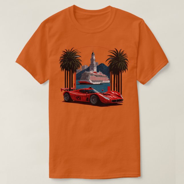 Red Sport T-Shirt (Design Front)