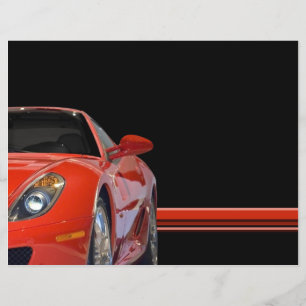 Red Sports Car  Flyer