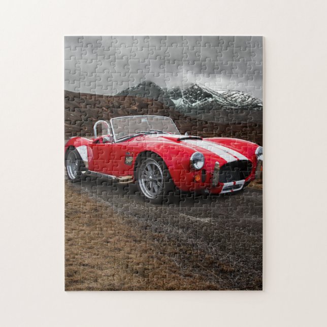 Red Sports Car Jigsaw Puzzle (Vertical)