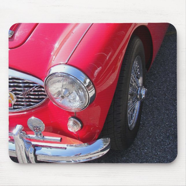Red Sports Car Mouse Mat (Front)