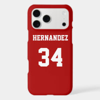 Red Sports Jersey